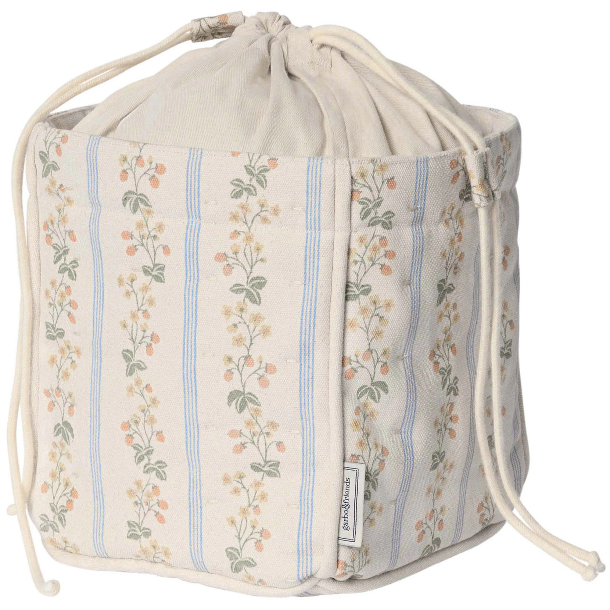 Garbo & Friends Strawberry Garland Förvaringskorg Liten - Korgar Ekologisk Bomull Beige