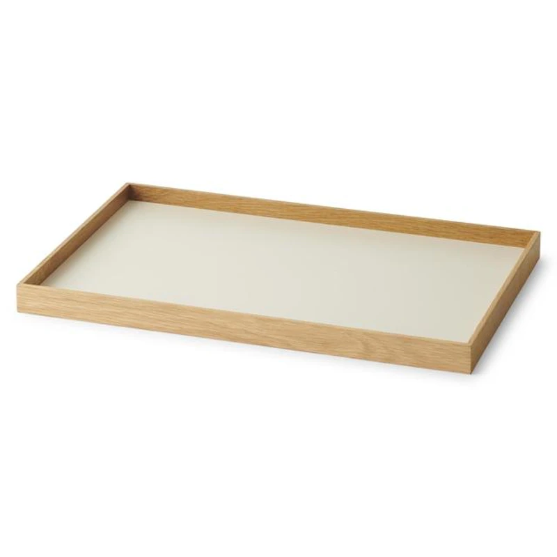 Frame Bricka Medium Ek/Beige
