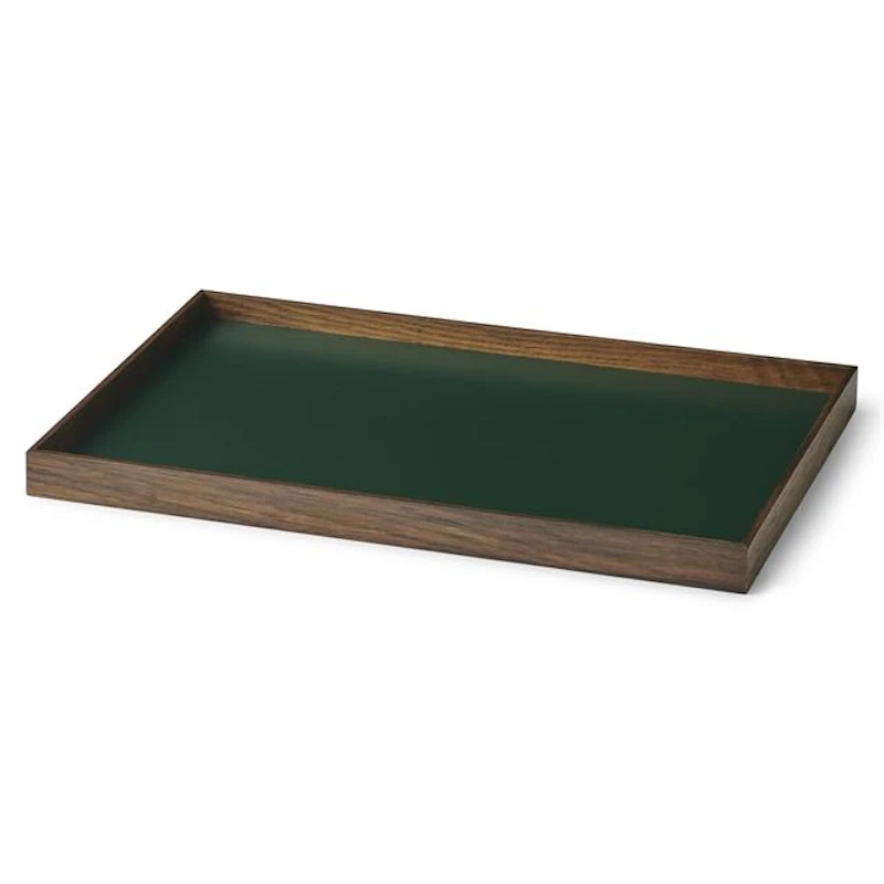 Frame Bricka Medium Rökt Ek/Grön