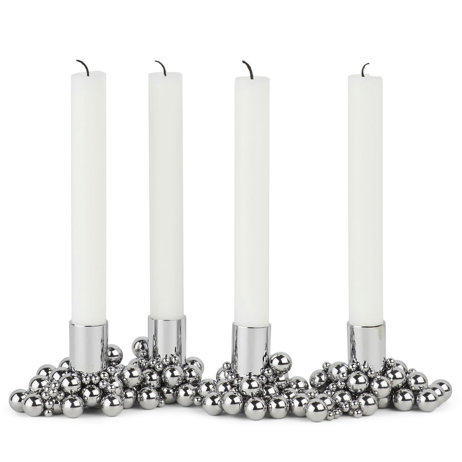 Gejst Molekyl Ljusstake 4 - Ljuslyktor Stål Krom