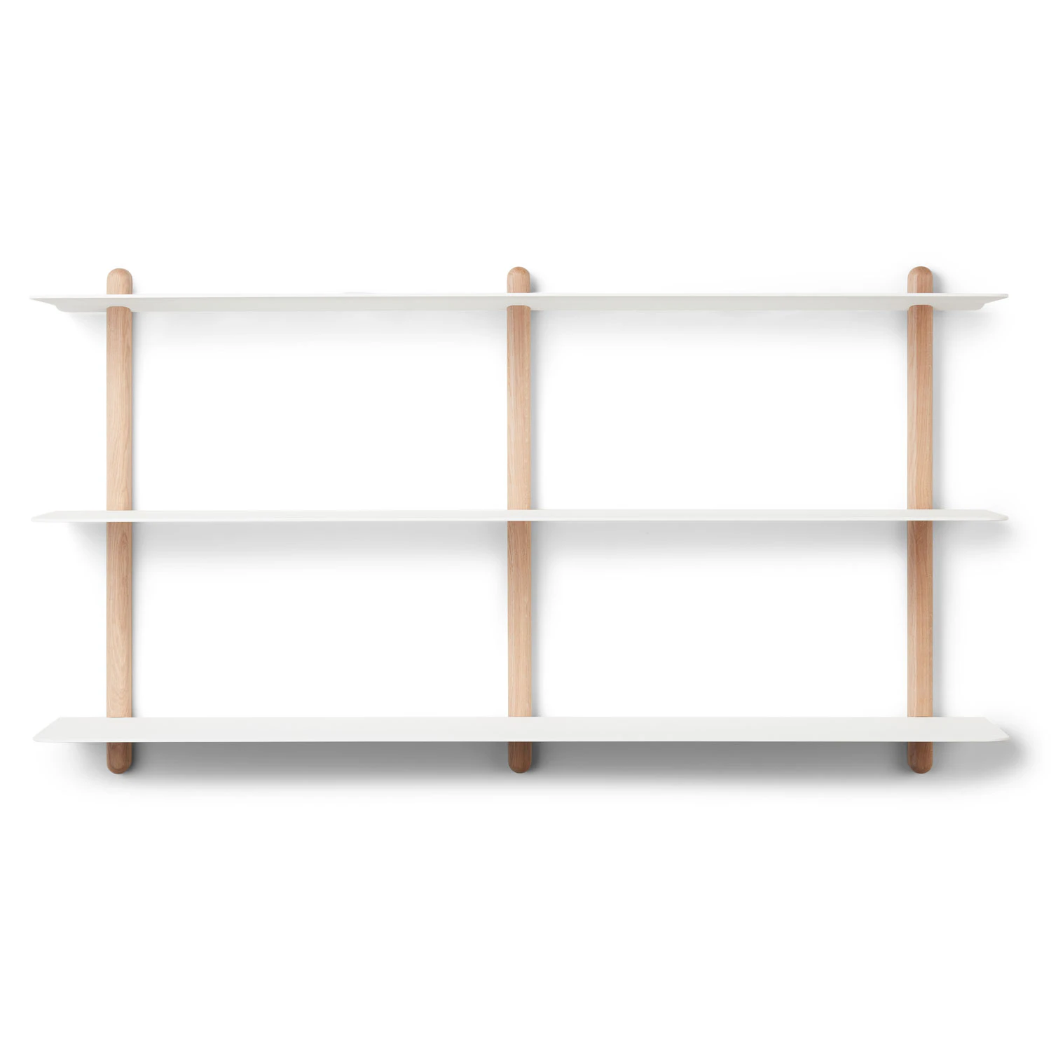 Gejst Nivo V&auml;gghylla Large D Ljus / - V&auml;gghyllor Ek Vit