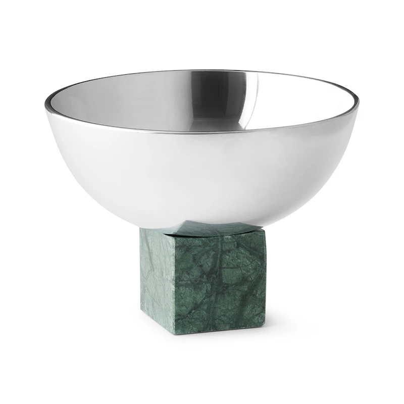 Sapoto Skål Ø14 cm, Grön/Silver