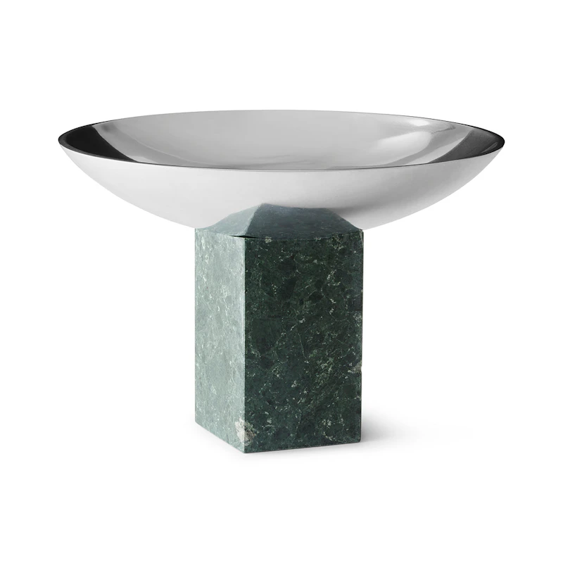 Sapoto Skål Ø22 cm, Grön/Silver