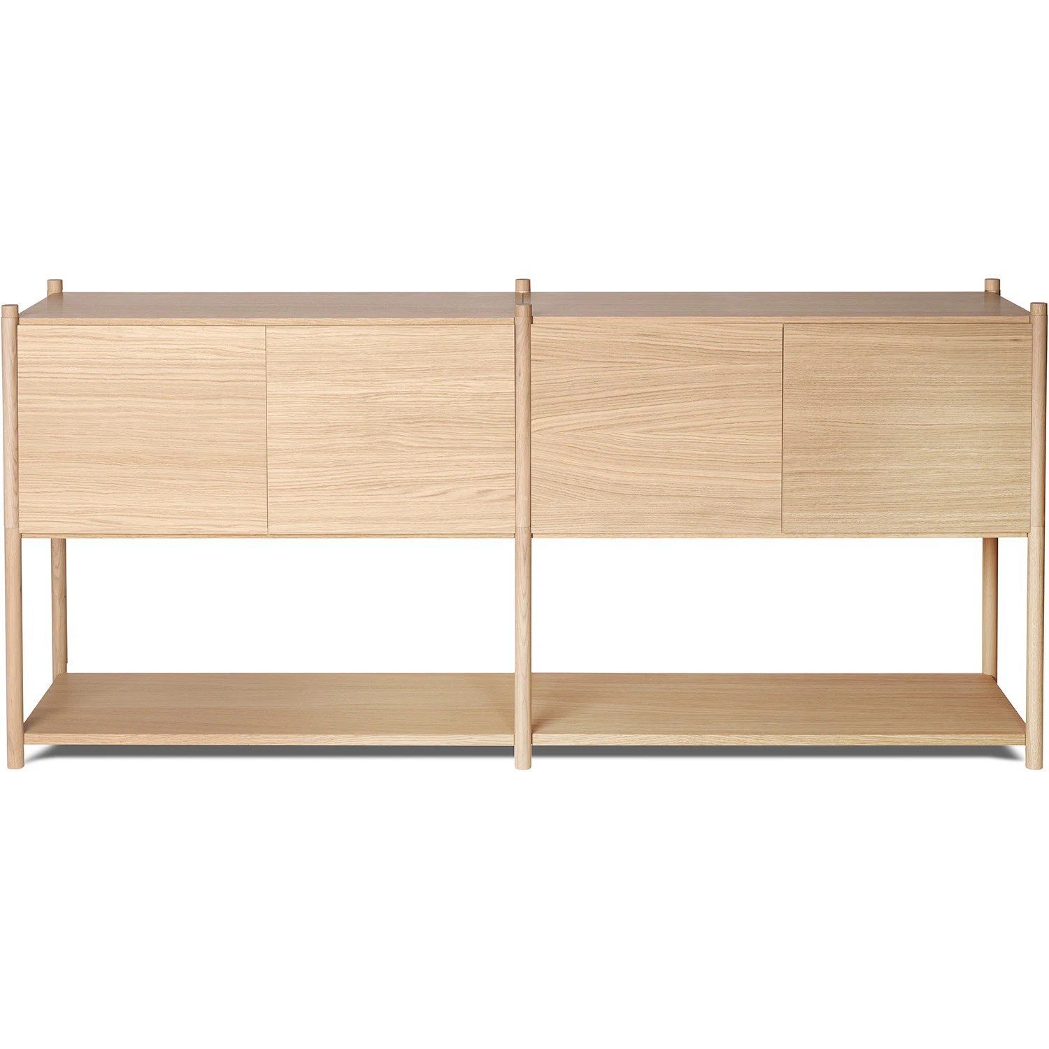 Gejst Sceene H Bokhylla Gjord Av - Sk&aring;p & vitrinsk&aring;p Ek Ljus Ek