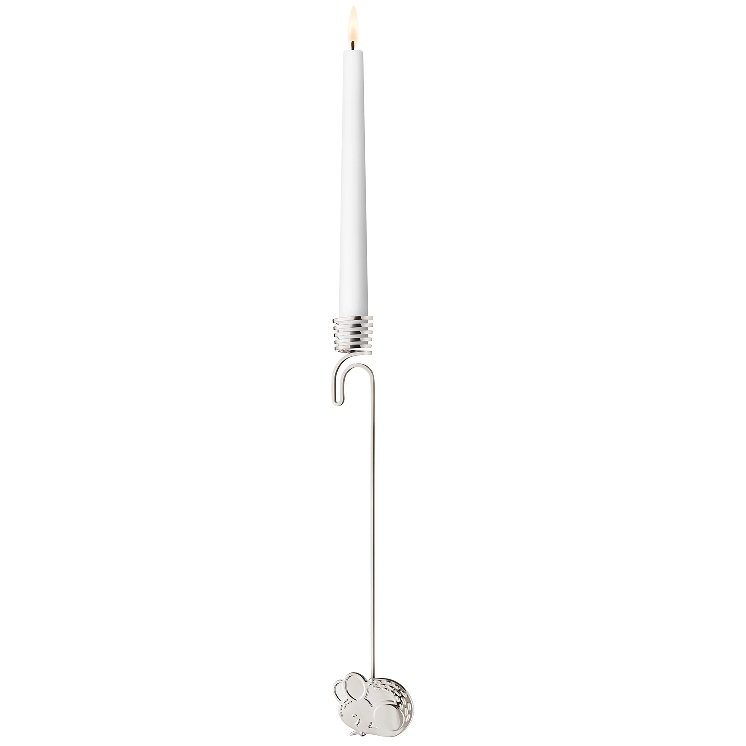 Georg Jensen Hängande Ljushållare Mus Palladiumpläterad - Julgranskulor Zinklegering Palladium Plated