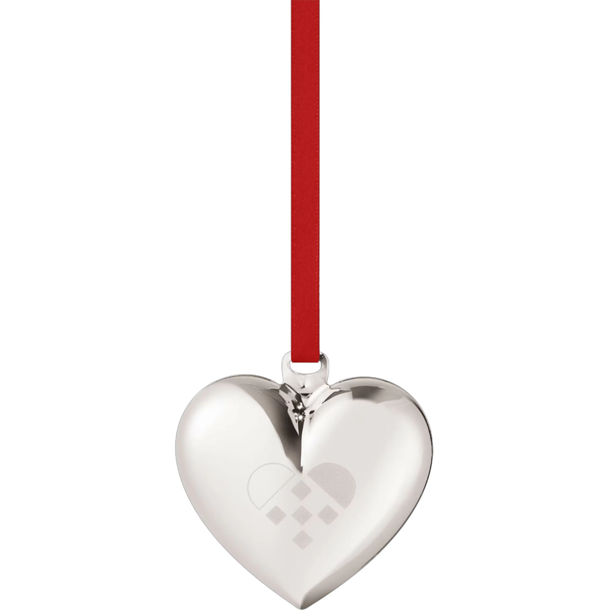 Georg Jensen 2025 Julhjärta Palladiumpläterad - Julgranskulor Mässing Palladium Plated