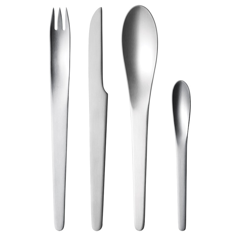 Arne Jacobsen Bestickset 4-pack, Matt