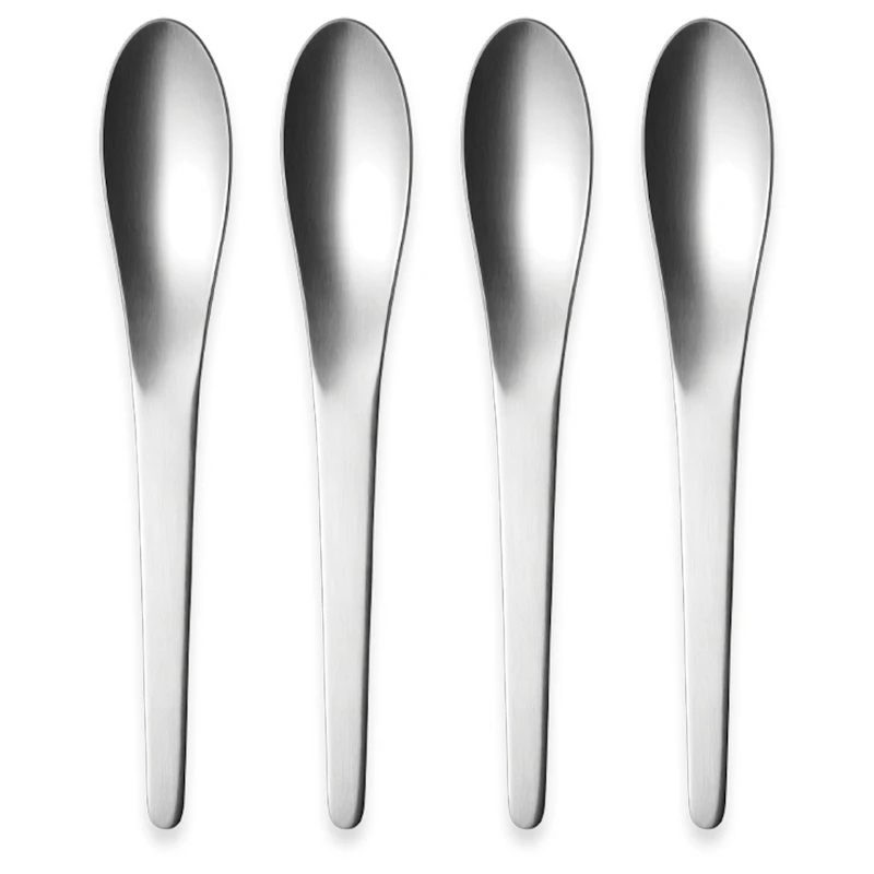 Arne Jacobsen Tesked 4-pack, Rostfritt Stål