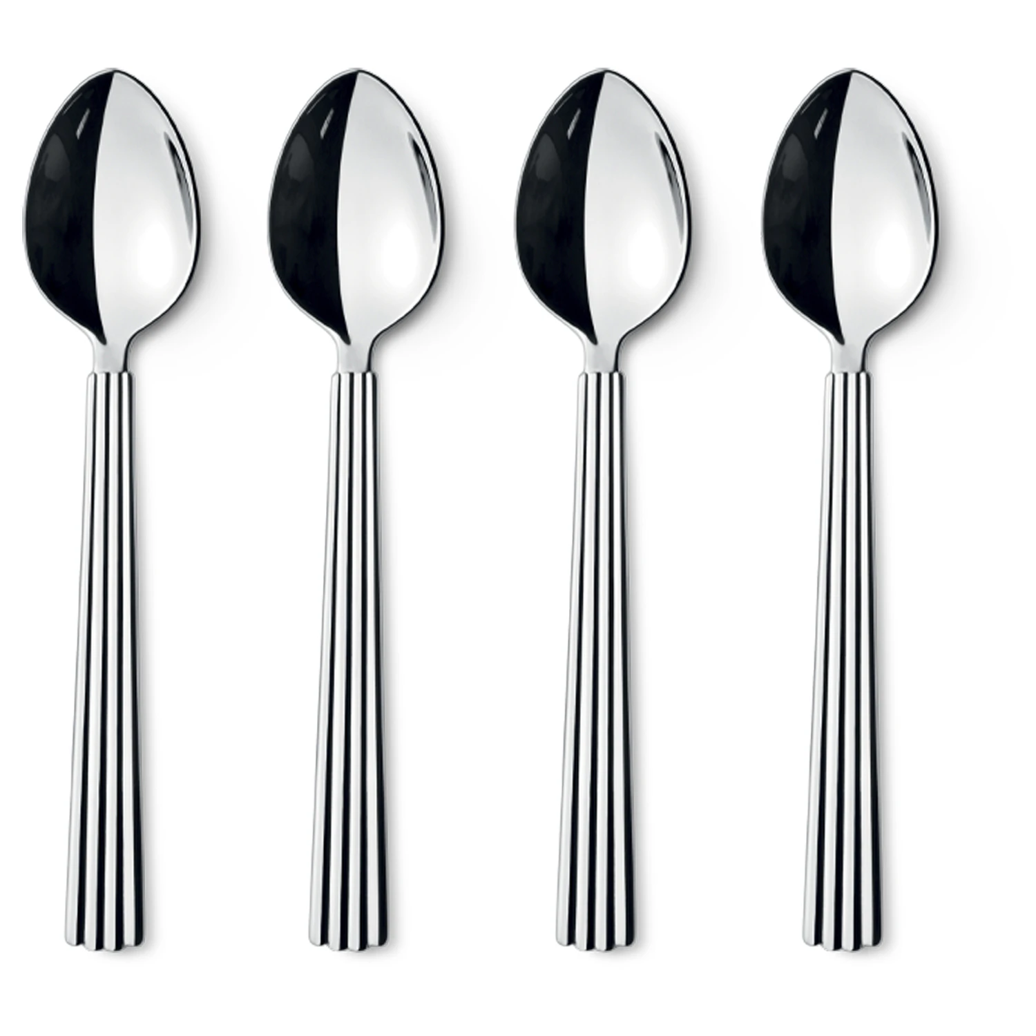 Georg Jensen Bernadotte Kaffesked 4-pack - Rostfritt St&aring;l
