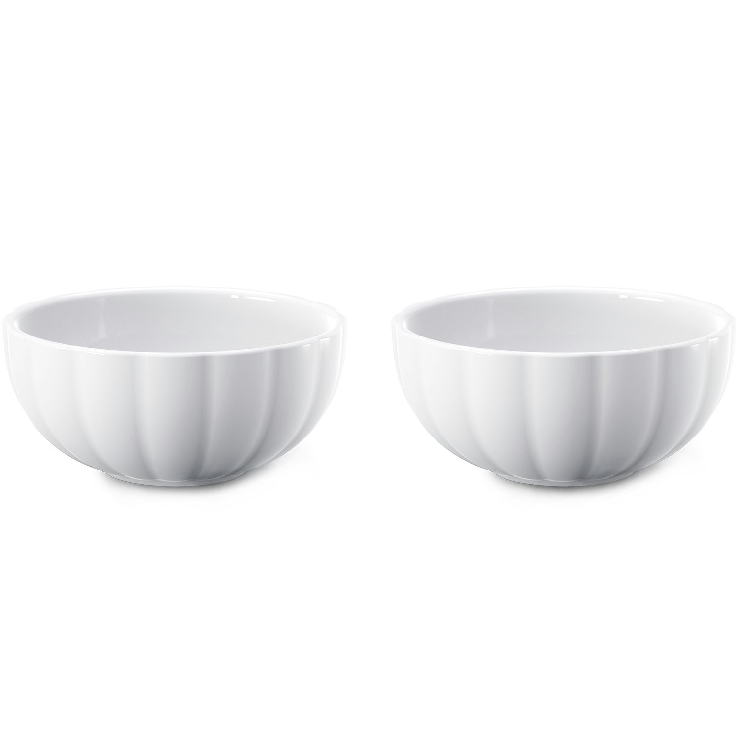 Georg Jensen Bernadotte Petit Sk&aring;l 2-pack - Serveringssk&aring;lar Porslin Vit