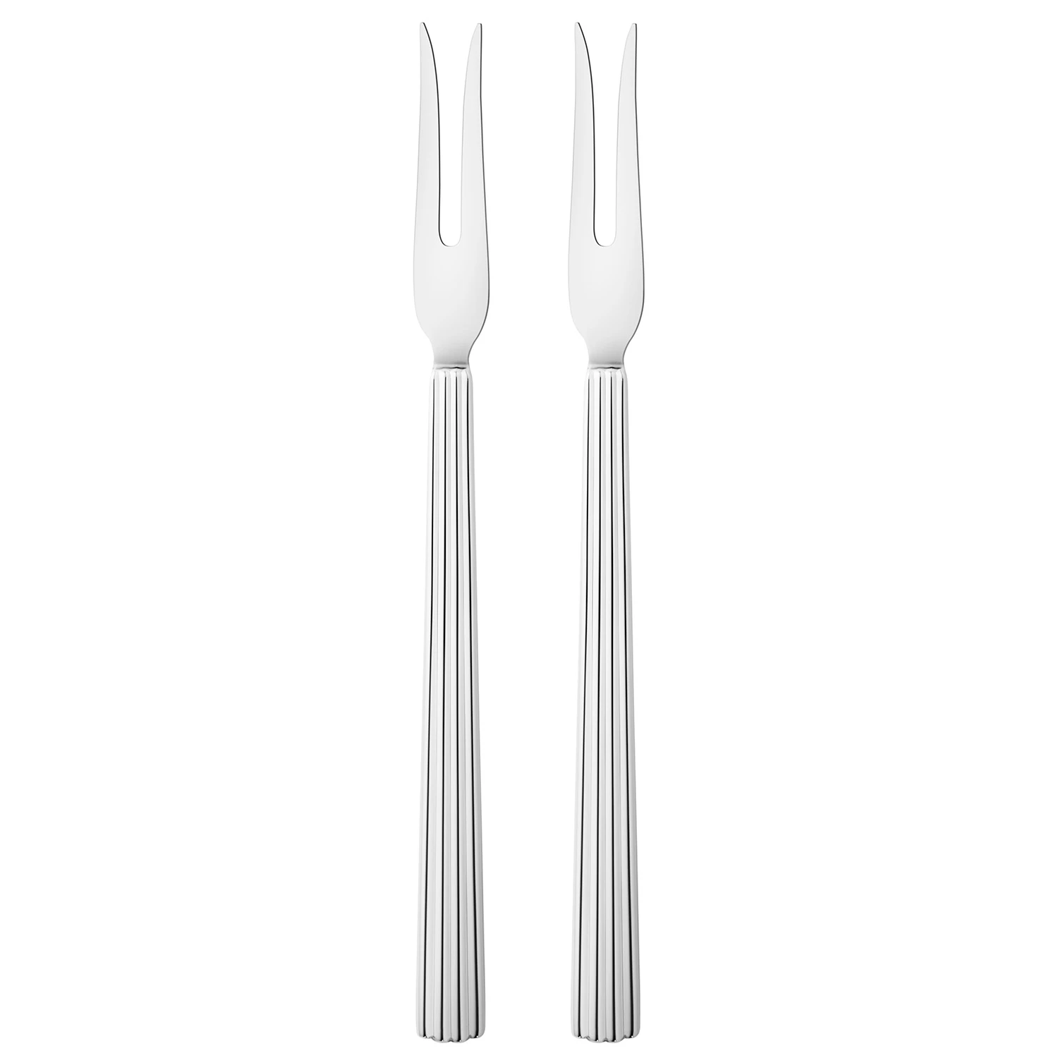 georg jensen bernadotte serveringsgaffel - rostfritt stål