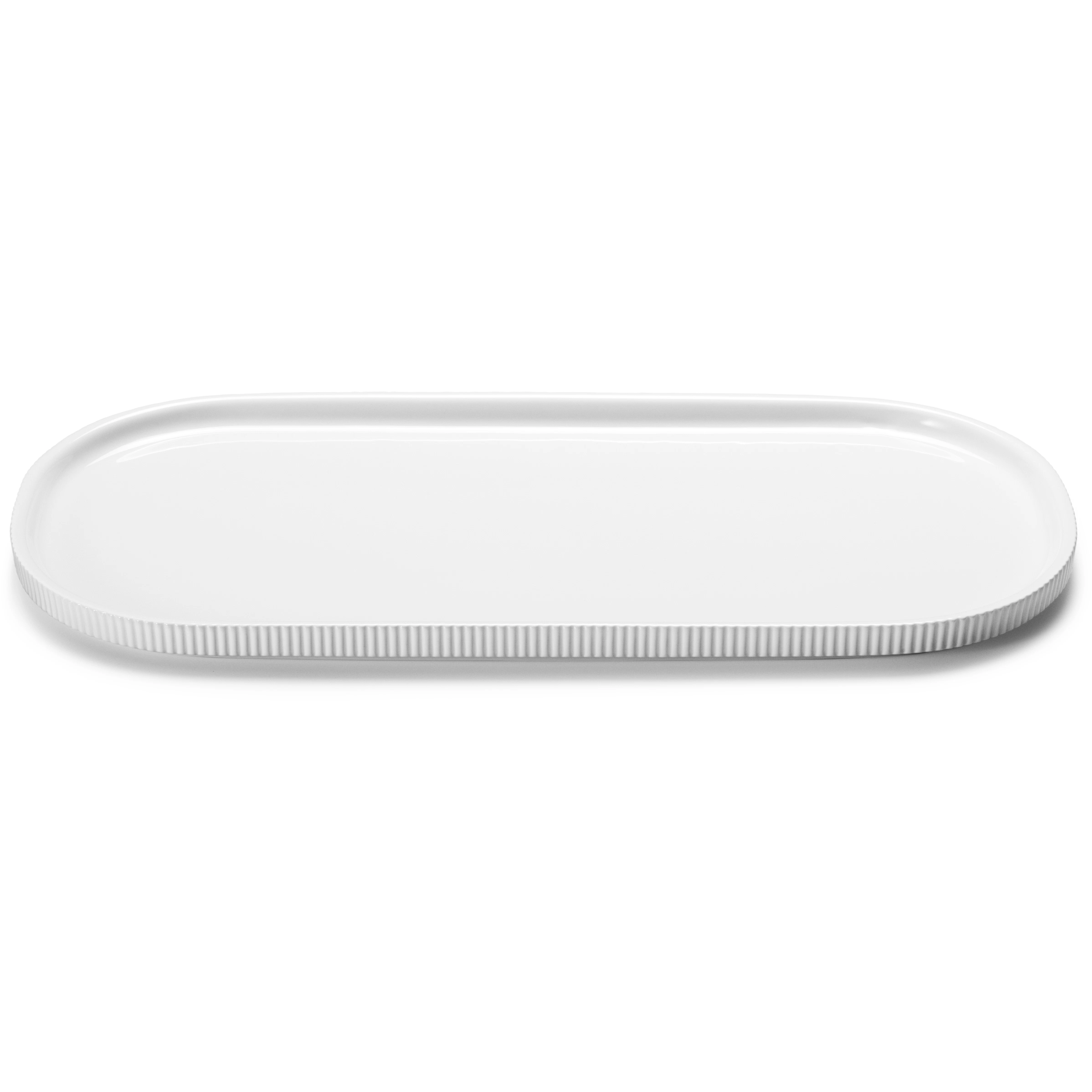 Georg Jensen Bernadotte Serveringstallrik 404 Mm - Uppl&auml;ggningsfat Porslin Vit