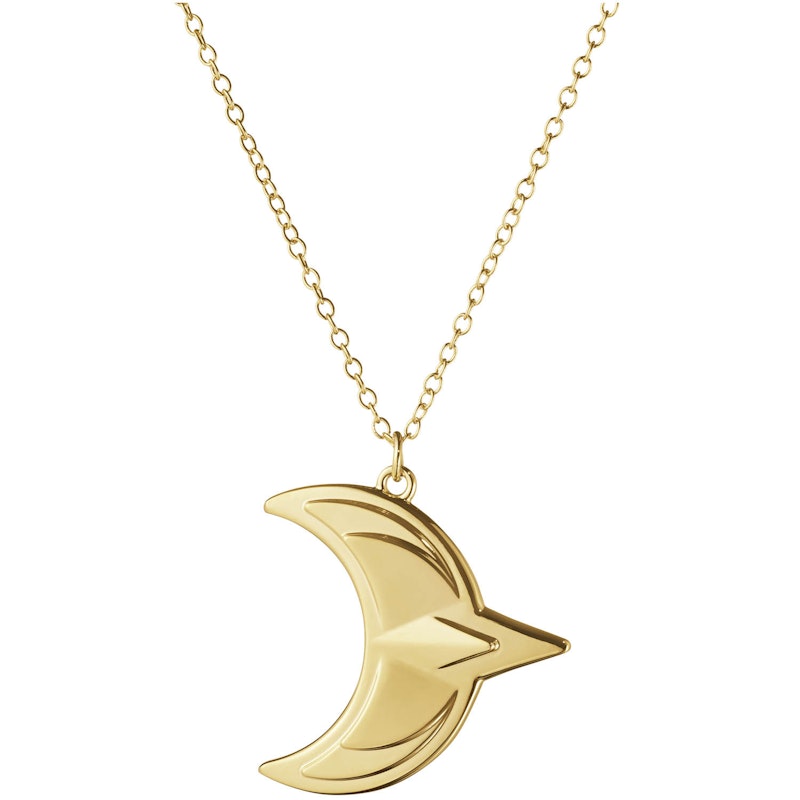 Moon Juldekoration, Gold Plated