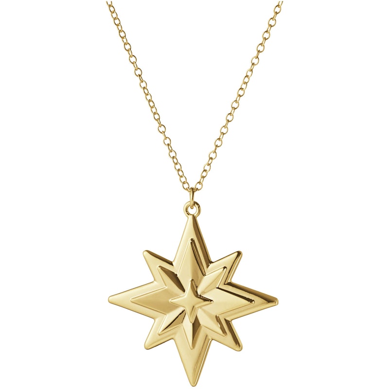 Star Juldekoration, Gold Plated