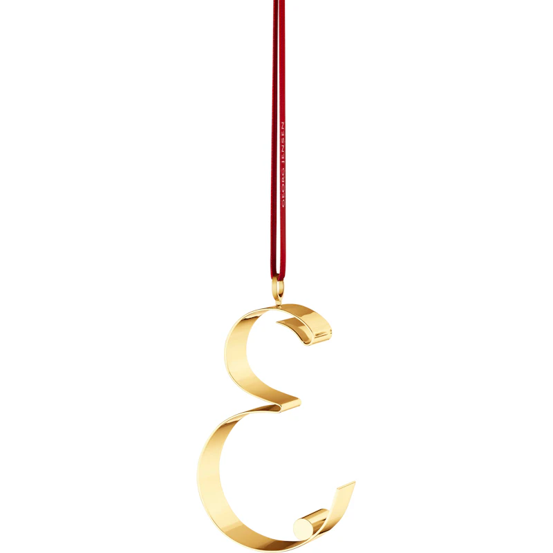 Juldekoration 18k Guldpläterad, E