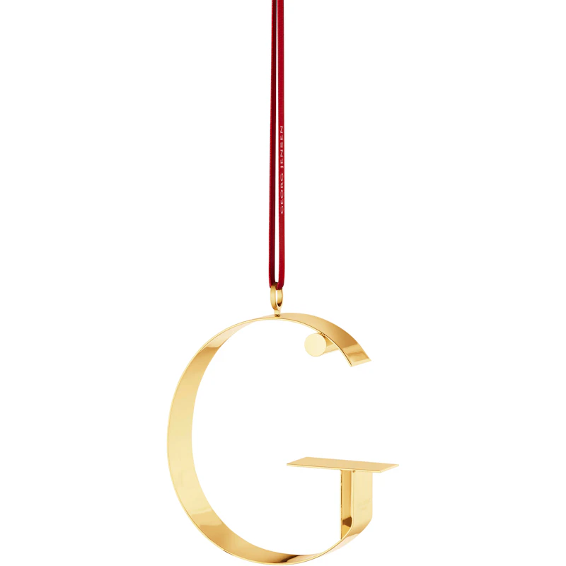 Juldekoration 18k Guldpläterad, G