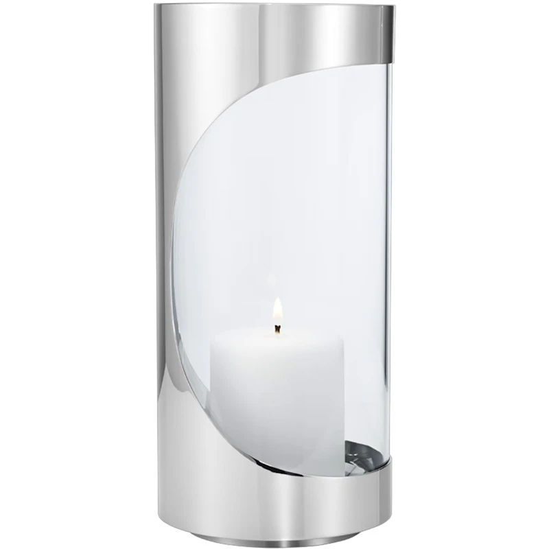 Chrome Värmeljushållare Rostfritt Stål, 28 cm
