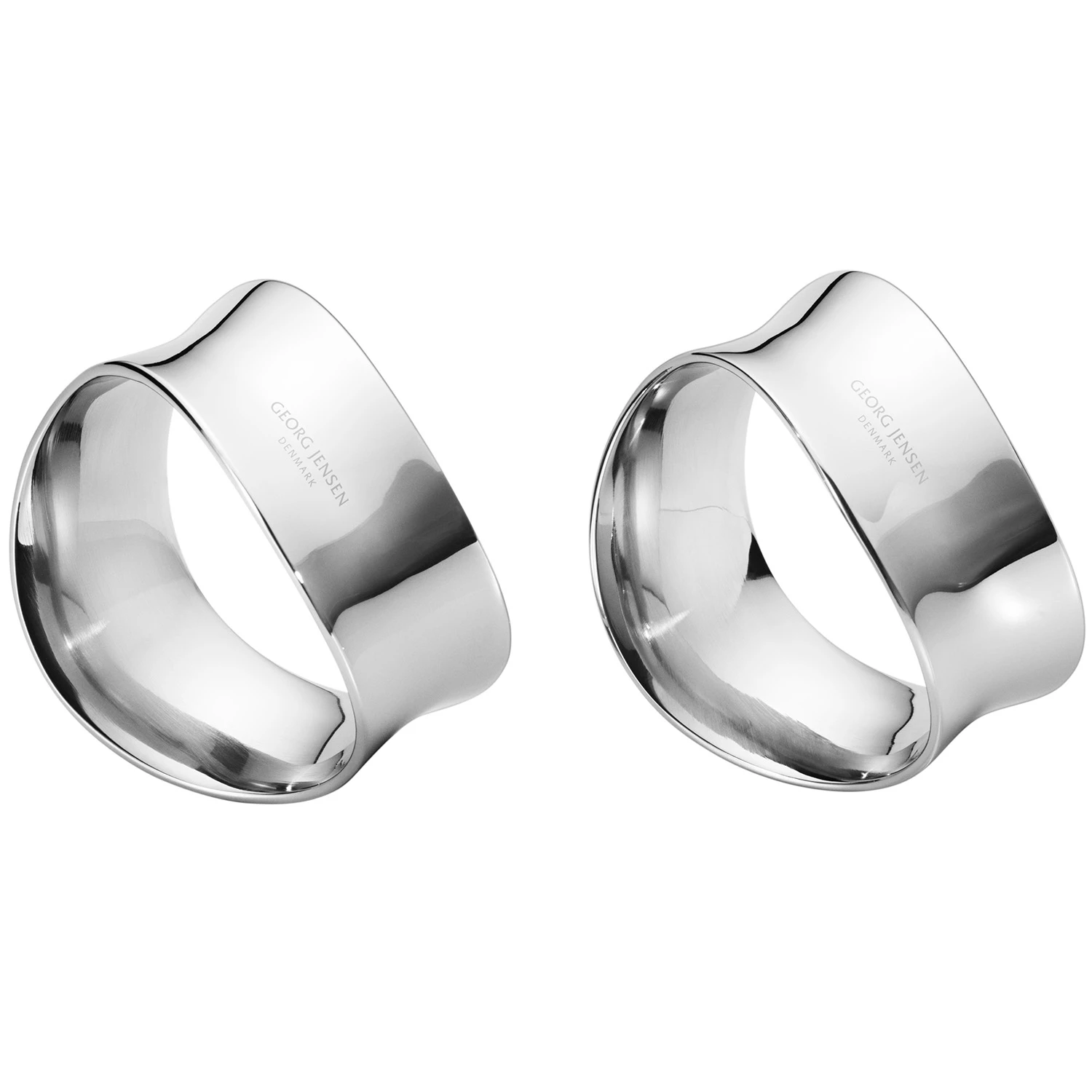 Georg Jensen Cobra Servettring 2-pack - Bestickset Rostfritt Stål