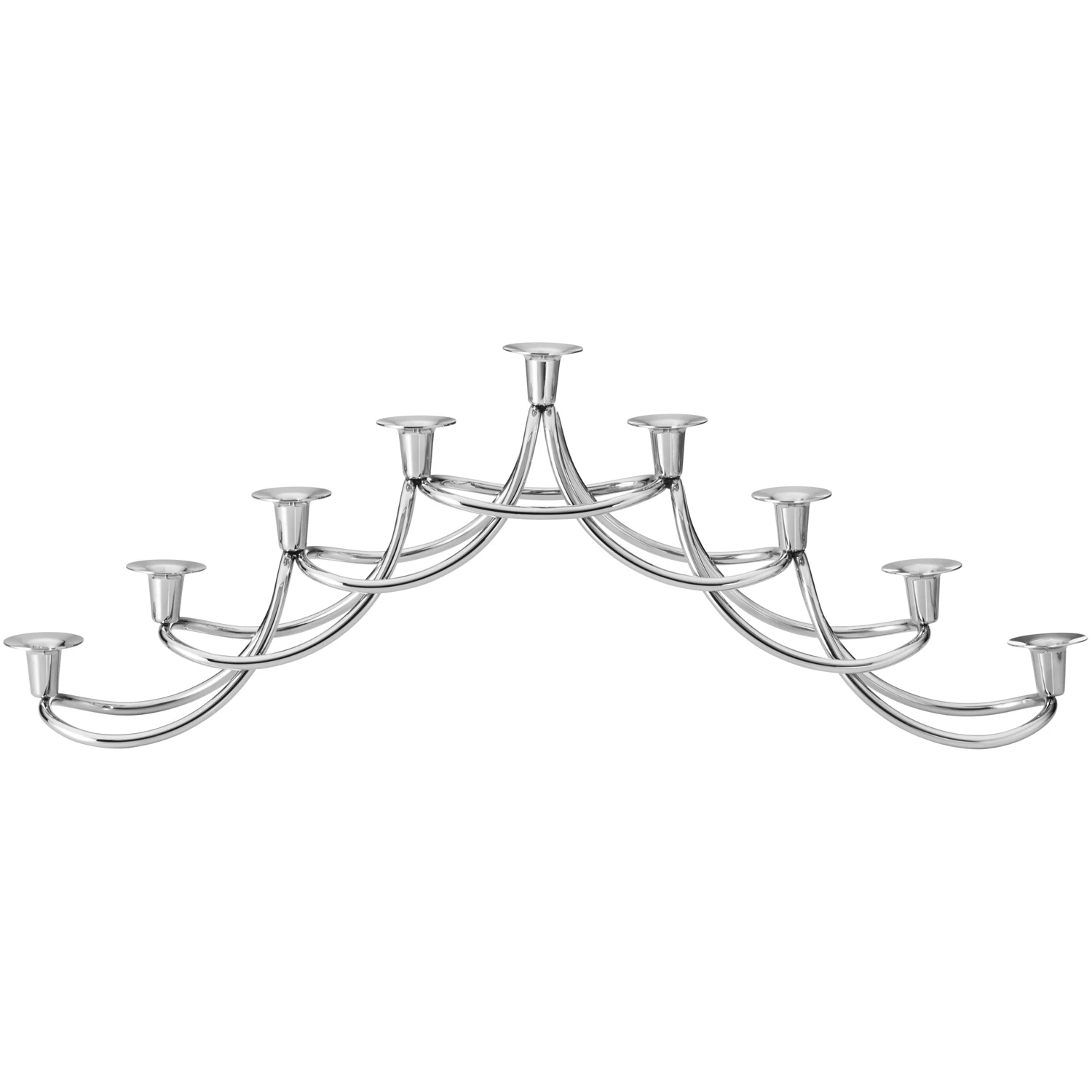Georg Jensen Harmony Menorah Kandelaber - Kandelabrar Rostfritt St&aring;l