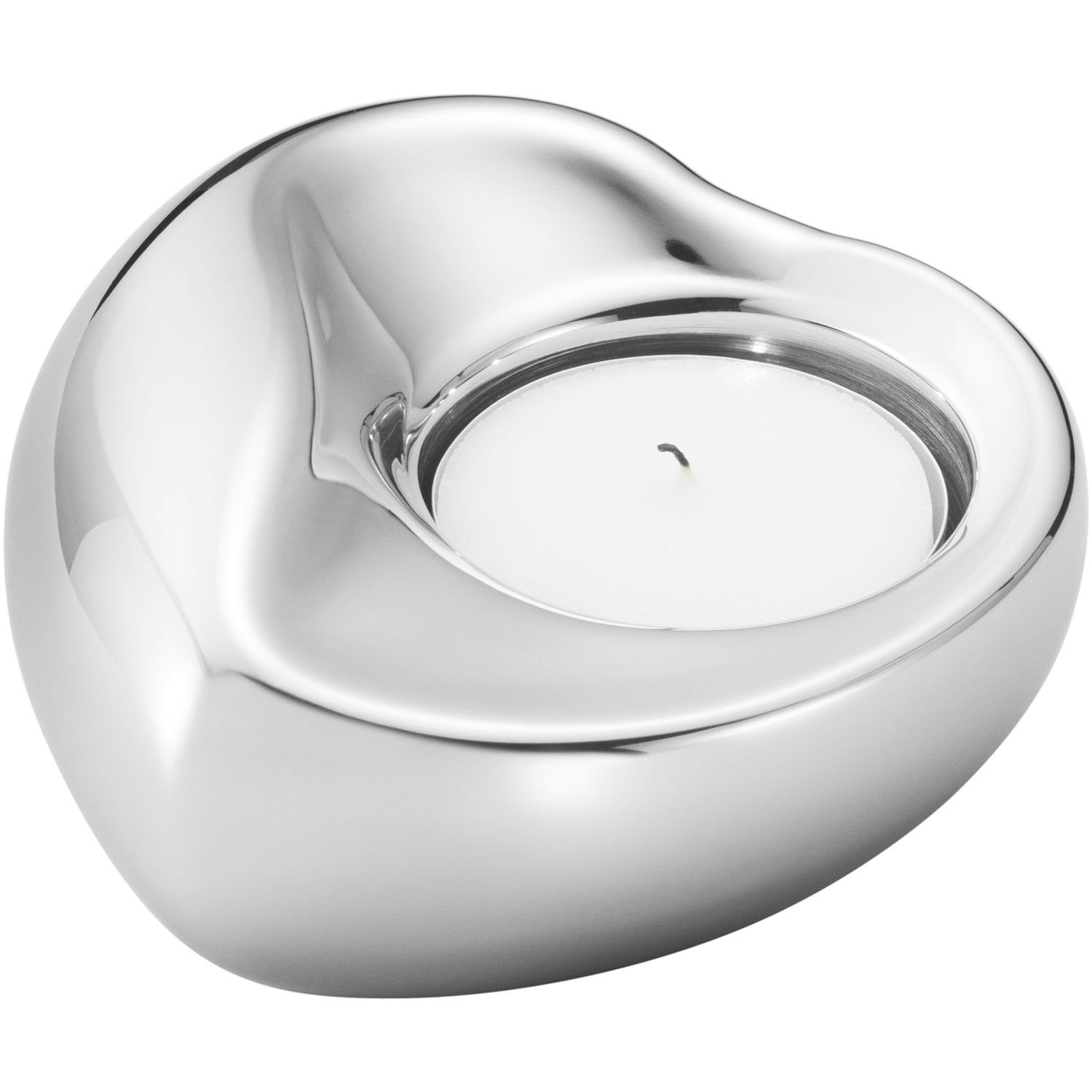 Georg Jensen Heart Ljuslykta - Ljusstakar Rostfritt St&aring;l