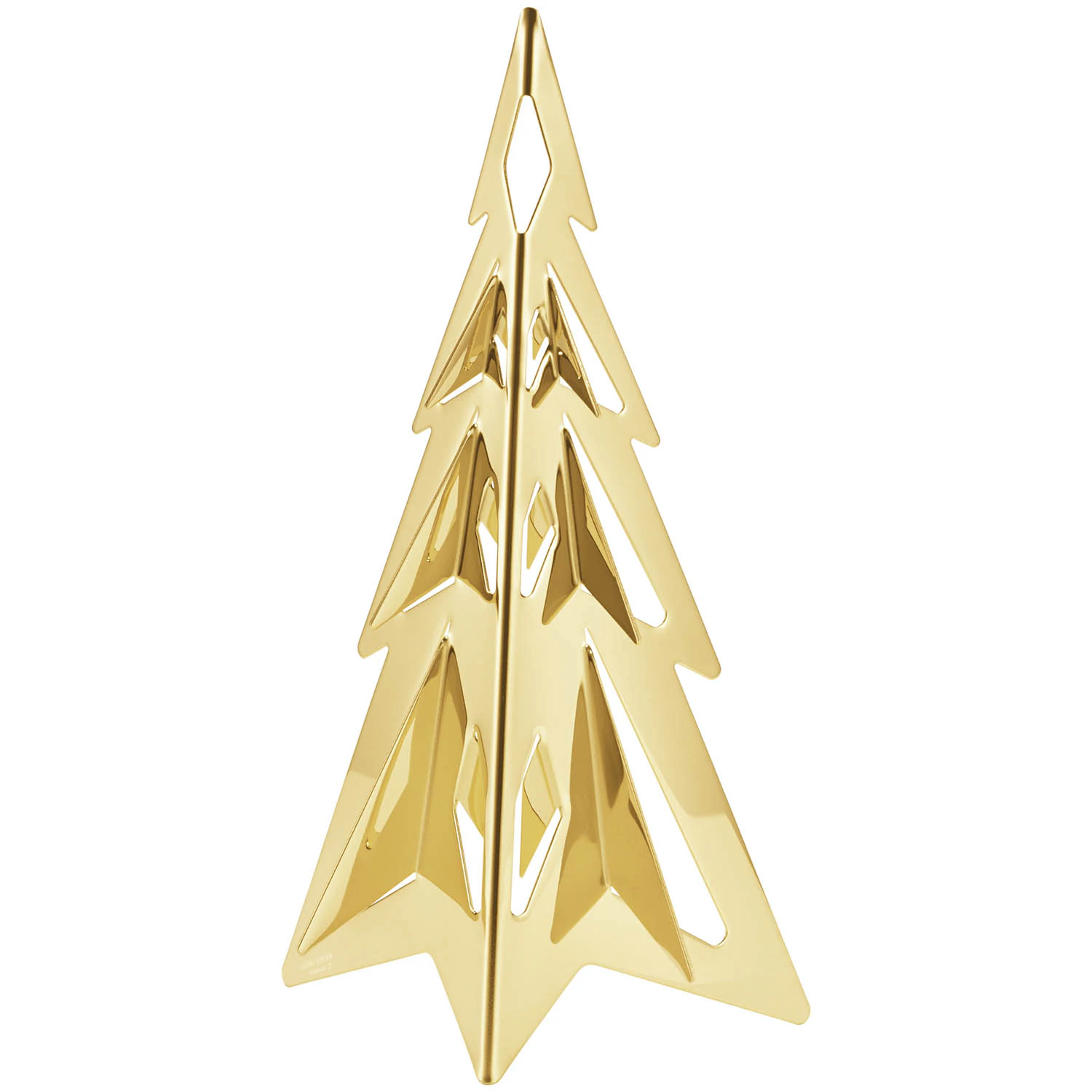 Georg Jensen Julgranar 18k Guldpläterad 16,5 Cm - Julpynt Rostfritt Stål Gold Plated