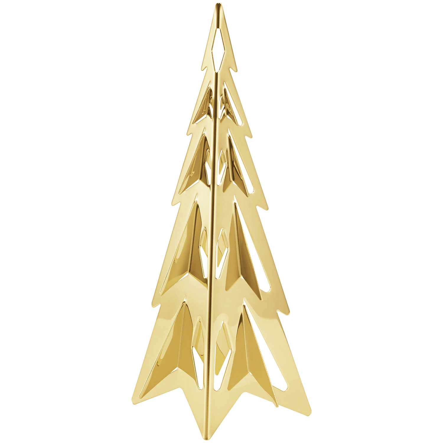 Georg Jensen Julgranar 18k Guldpläterad 20 Cm - Julpynt Rostfritt Stål Gold Plated
