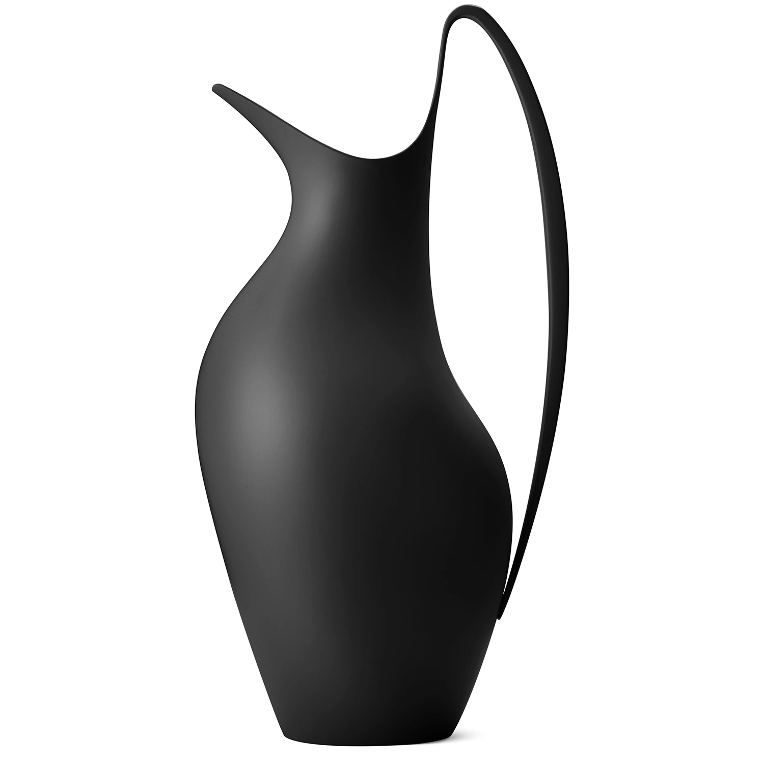 Georg Jensen Koppel Kanna 1.2 L Midnight Black - Vattenkaraffer & Vattenkannor Rostfritt St&aring;l Svart