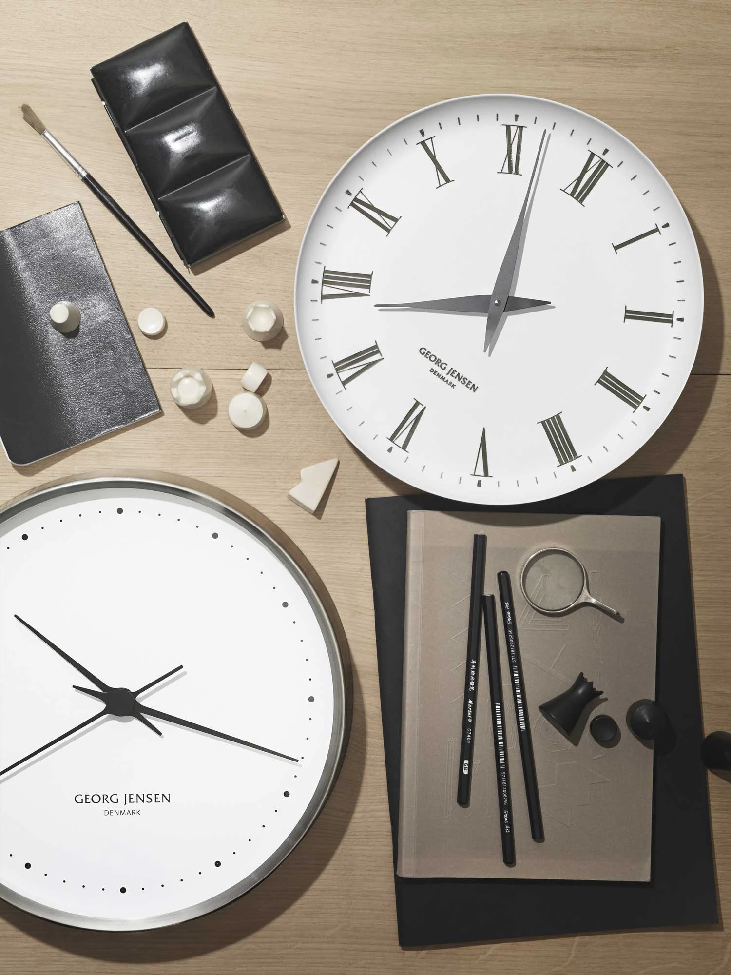 Georg Jensen Koppel Väggklocka, rostfritt stål från Georg Jensen, bild 2