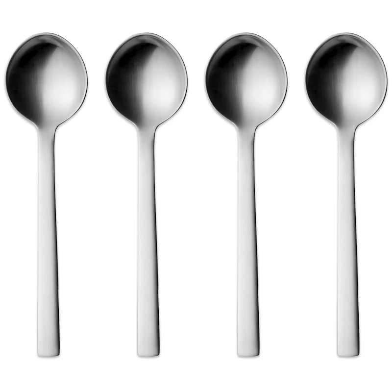 New York Dessertsked 4-pack, Rostfritt Stål