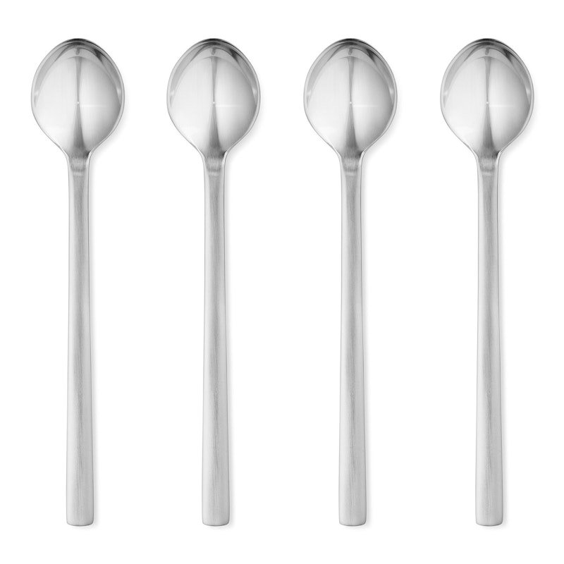 New York Latteskedar 4-Pack, Rostfritt Stål