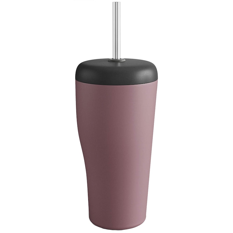 SKY Travle Mugg Med Sugrör, Rose