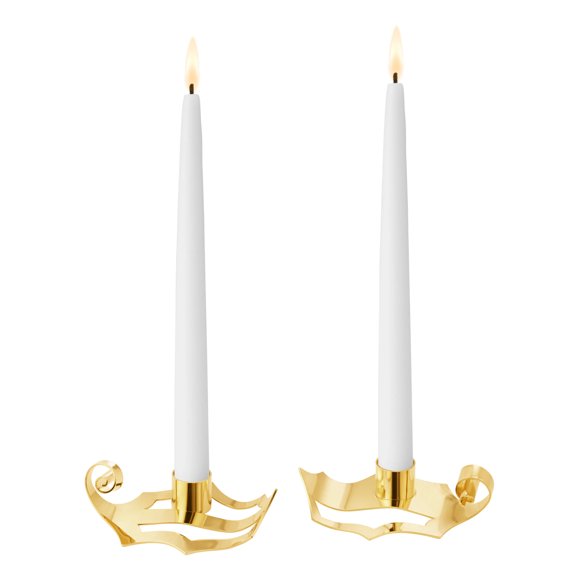 Georg Jensen 2026 Ljusstake 2-pack - Ljusstakar plätering Guld