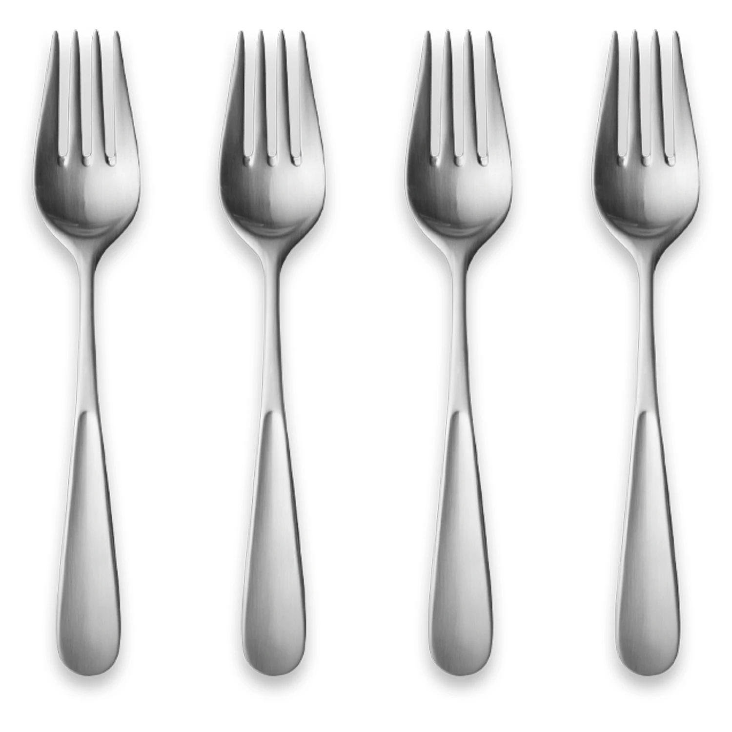 georg jensen vivianna tårtgaffel 4-pack - rostfritt stål