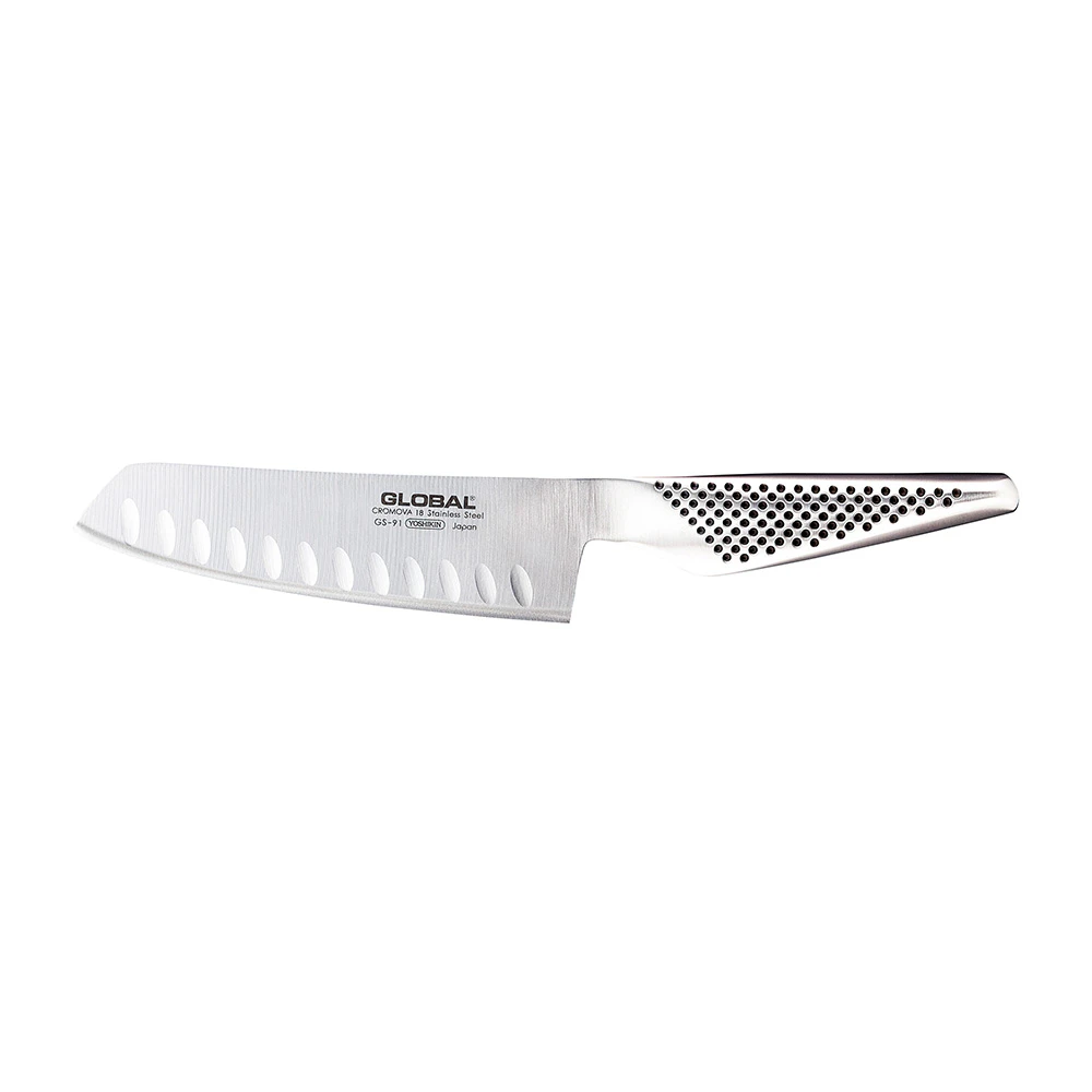 Global Gr&ouml;nsakskniv Olivslipad Gs-91 14 Cm - Gr&ouml;nsaksknivar Rostfritt St&aring;l