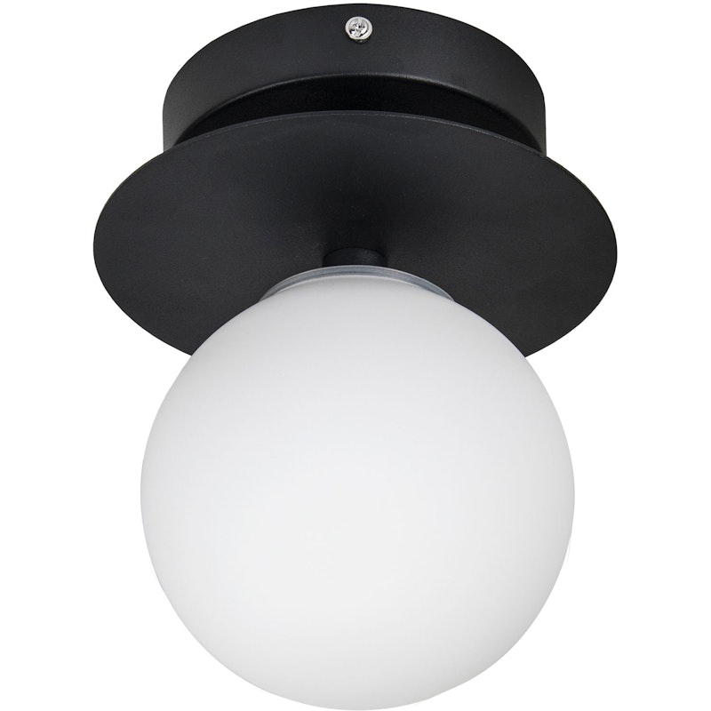 Art Deco 24 Vägg-/Taklampa, Svart