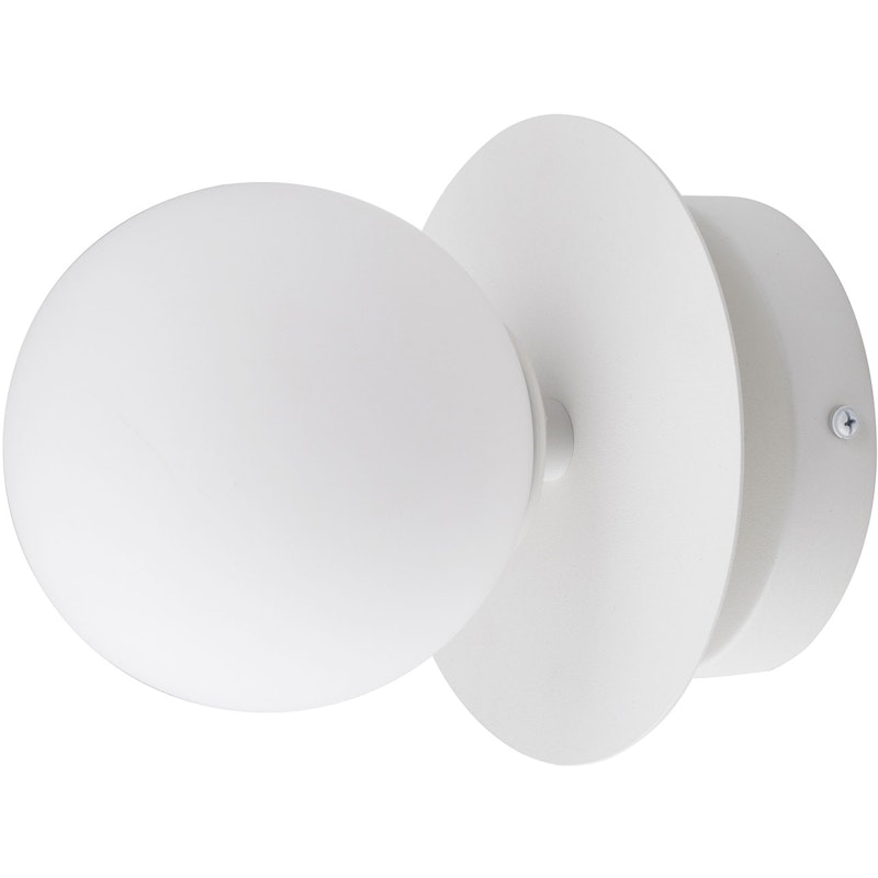 Art Deco Vägg-/Taklampa, Vit