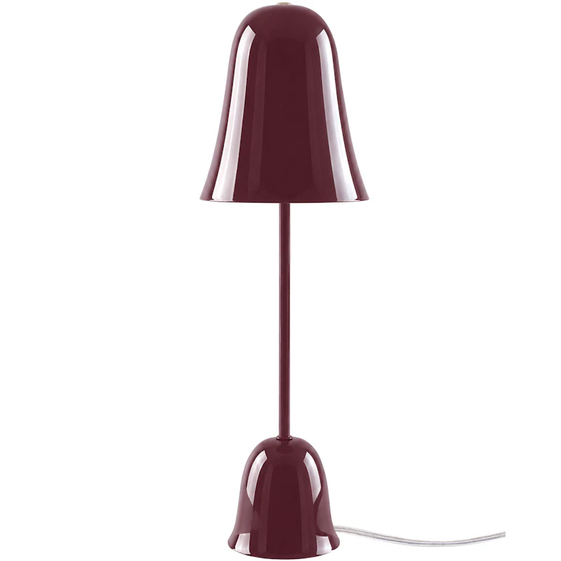 Blåklockan Bordslampa, Vinröd