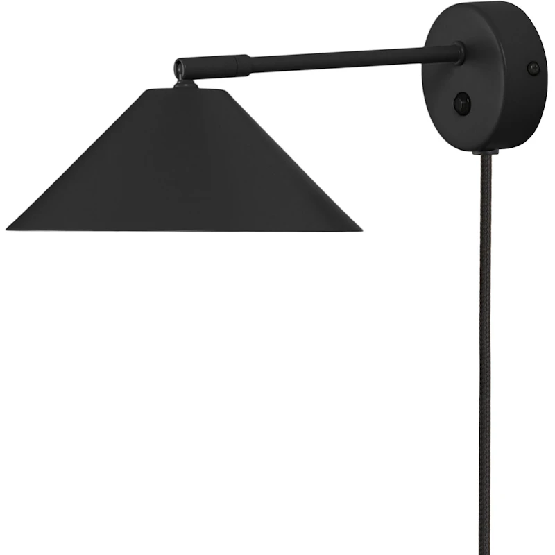 Cannes Vägglampa, Svart