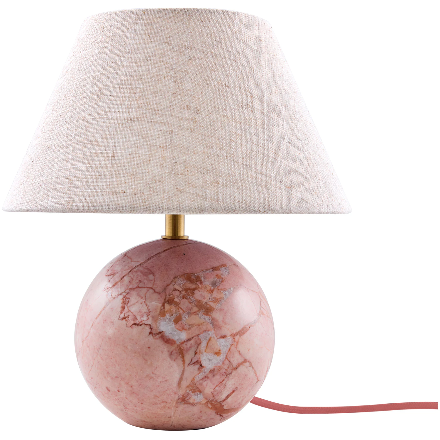 Globen Lighting Castello 24 Bordslampa / Dusty Pink - Bordslampor Marmor Beige