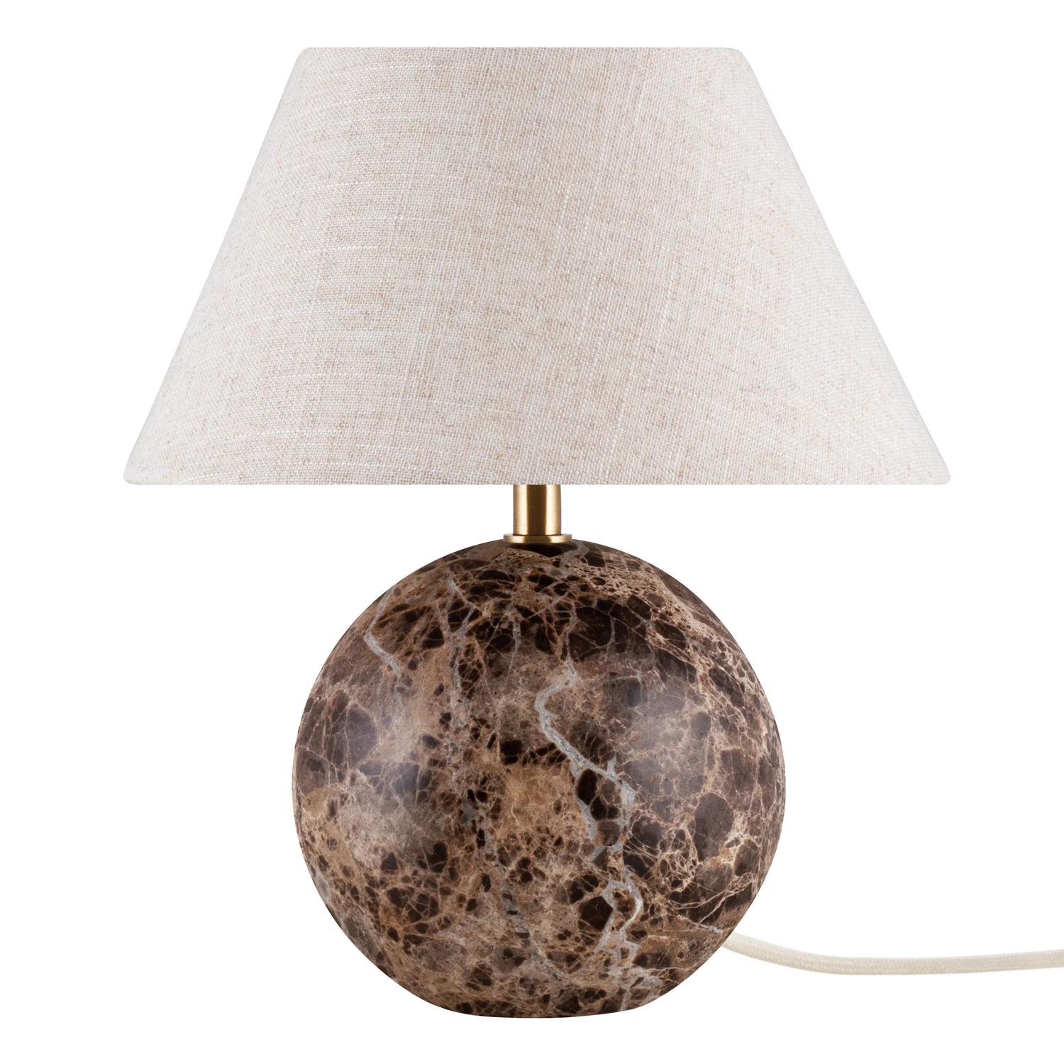 Globen Lighting Castello 24 Bordslampa - Bordslampor Marmor Brun