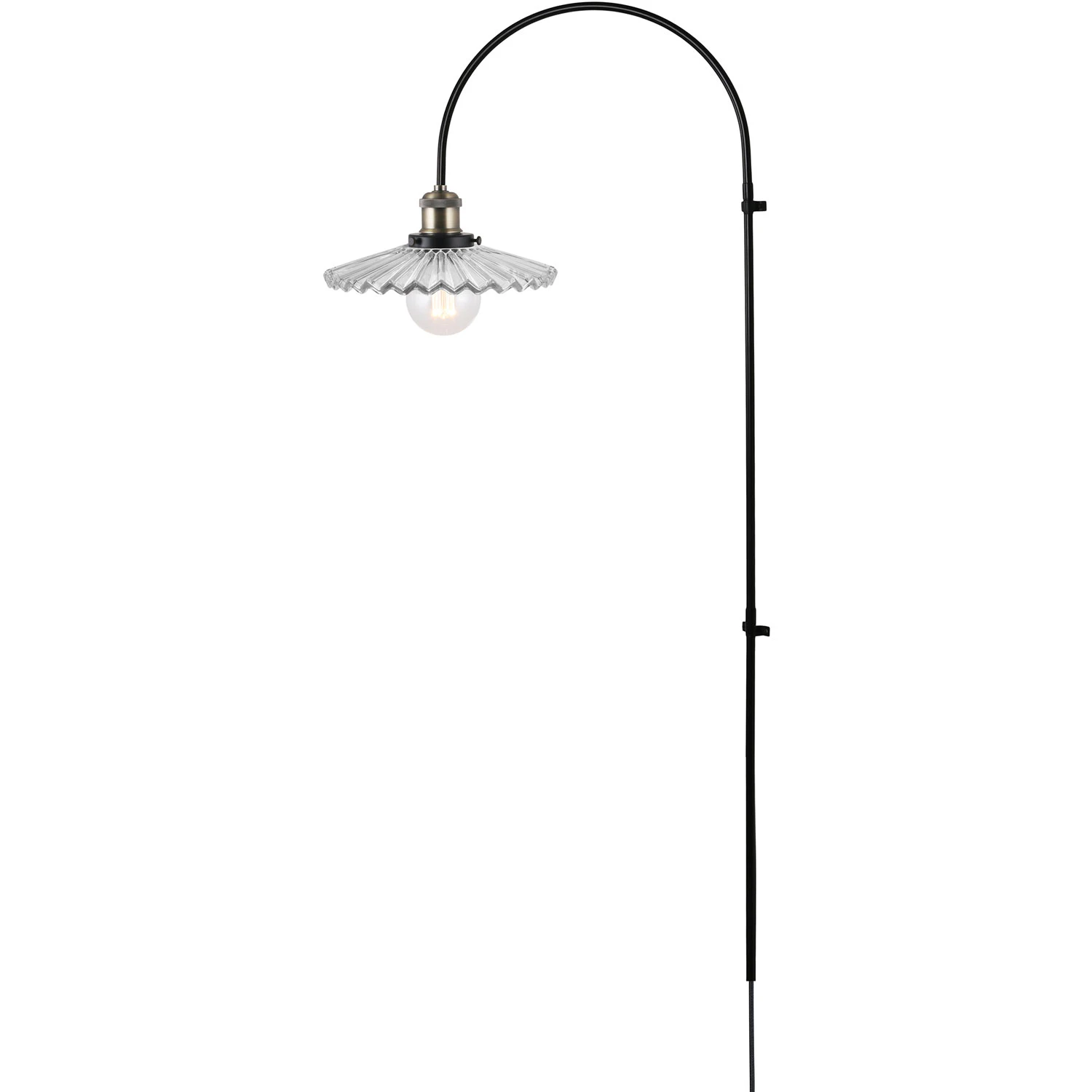 Globen Lighting Cobbler 150 V&auml;gglampa - V&auml;gglampor Glas Klar