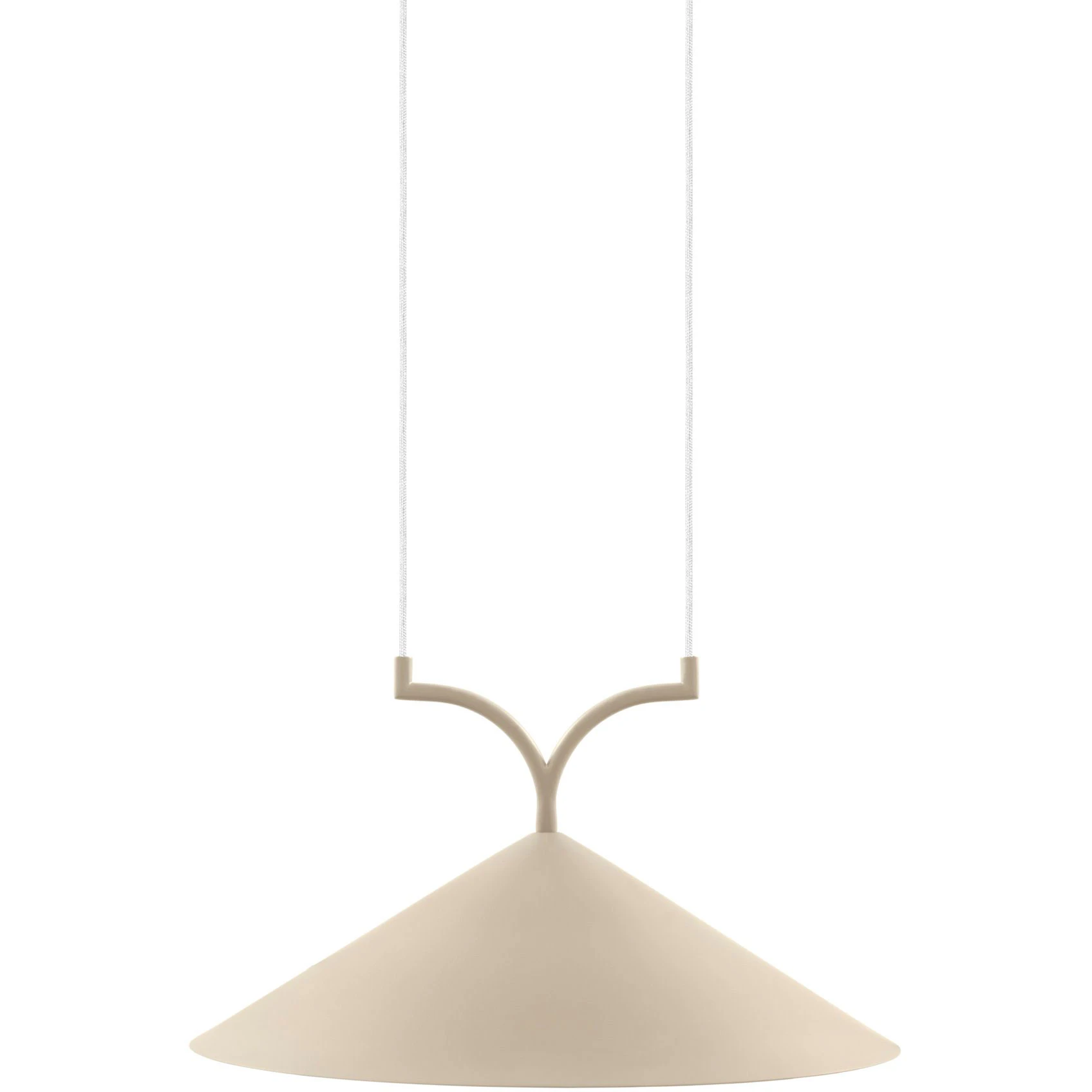 Globen Lighting Curve 50 Pendel - Pendellampor Metall Beige