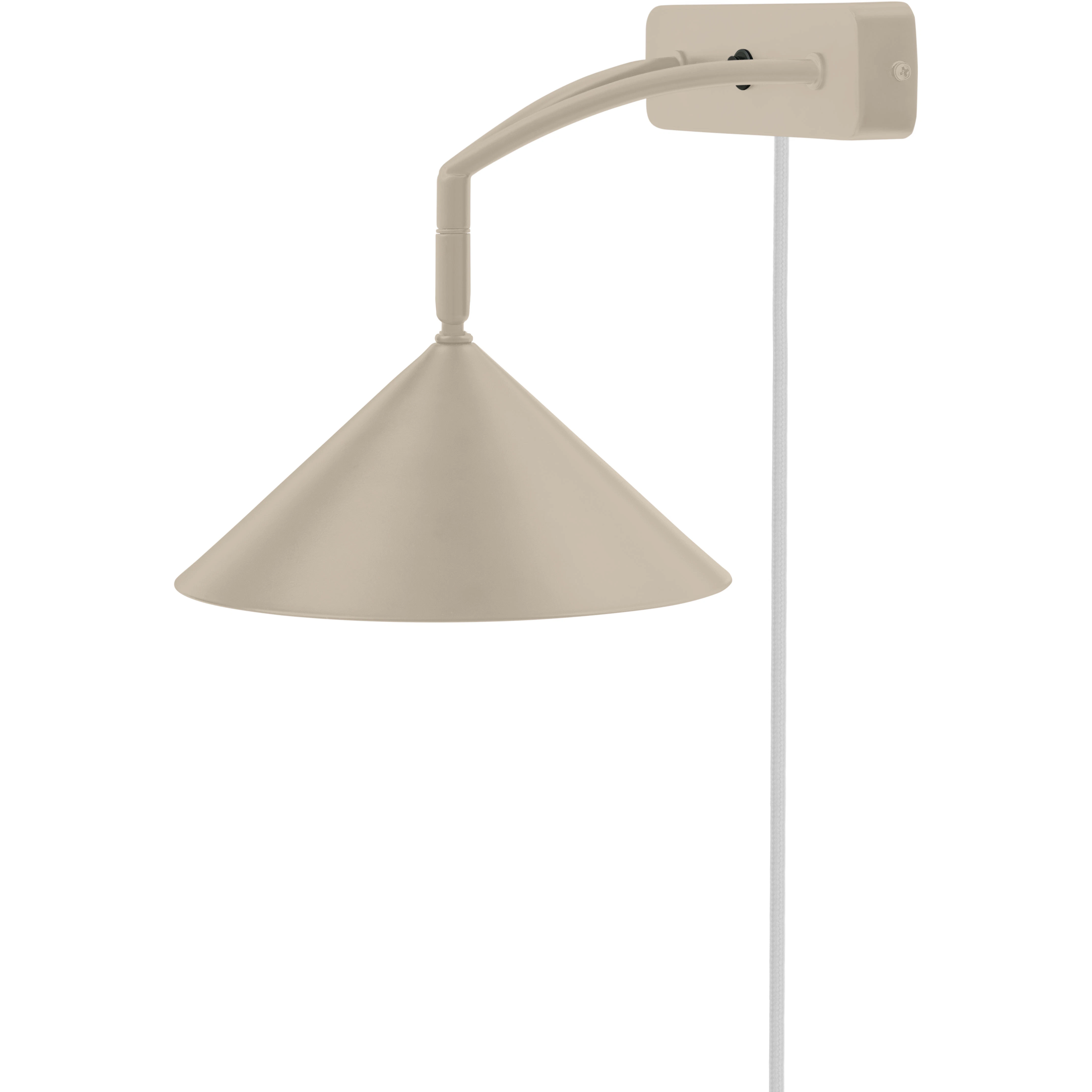 Globen Lighting Curve V&auml;gglampa - V&auml;gglampor Metall Beige
