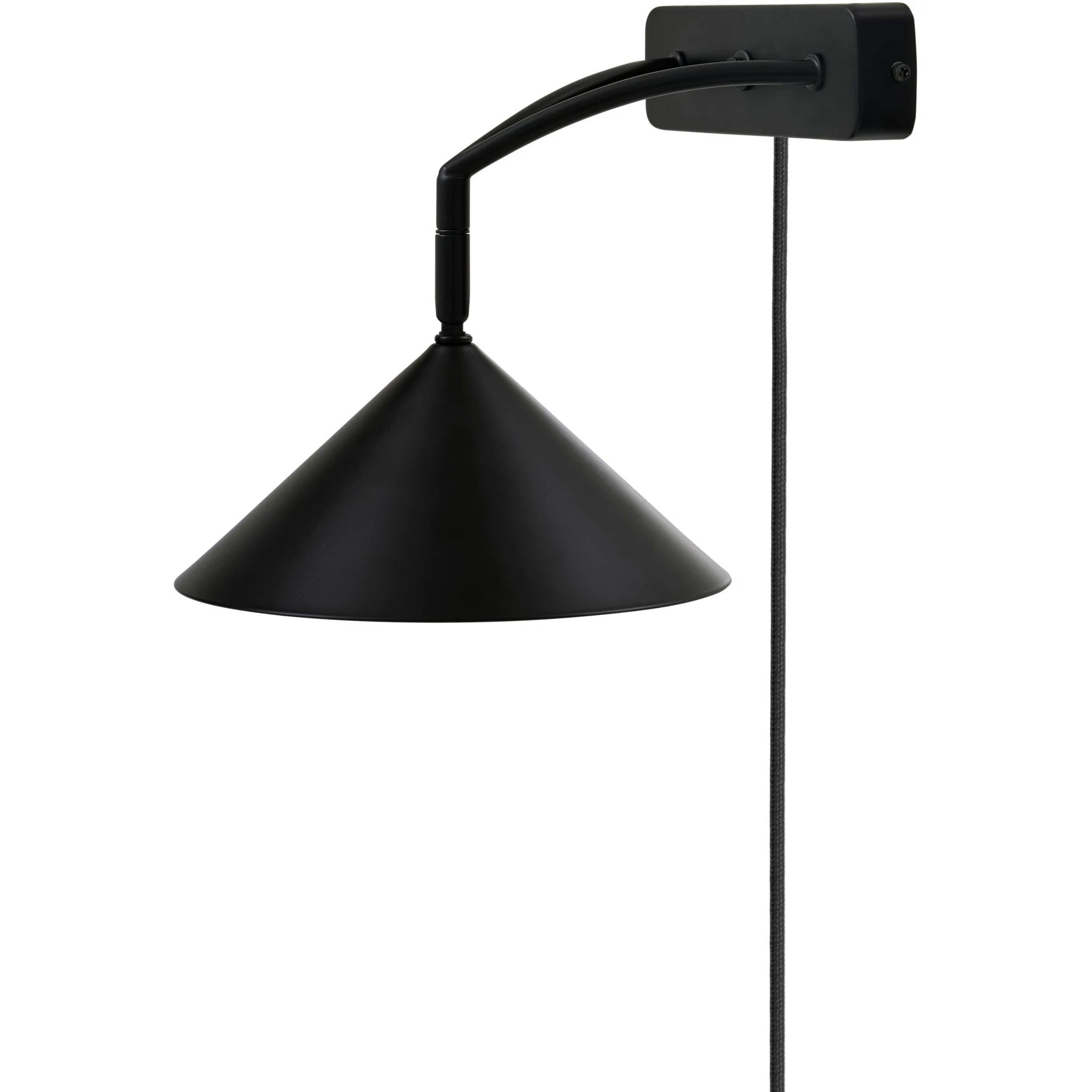 Globen Lighting Curve V&auml;gglampa - V&auml;gglampor Metall Svart