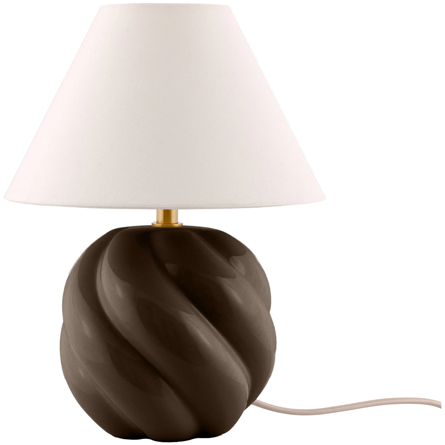 Globen Lighting Dahlia 24 Bordslampa Mocha - Bordslampor Keramik Mocka
