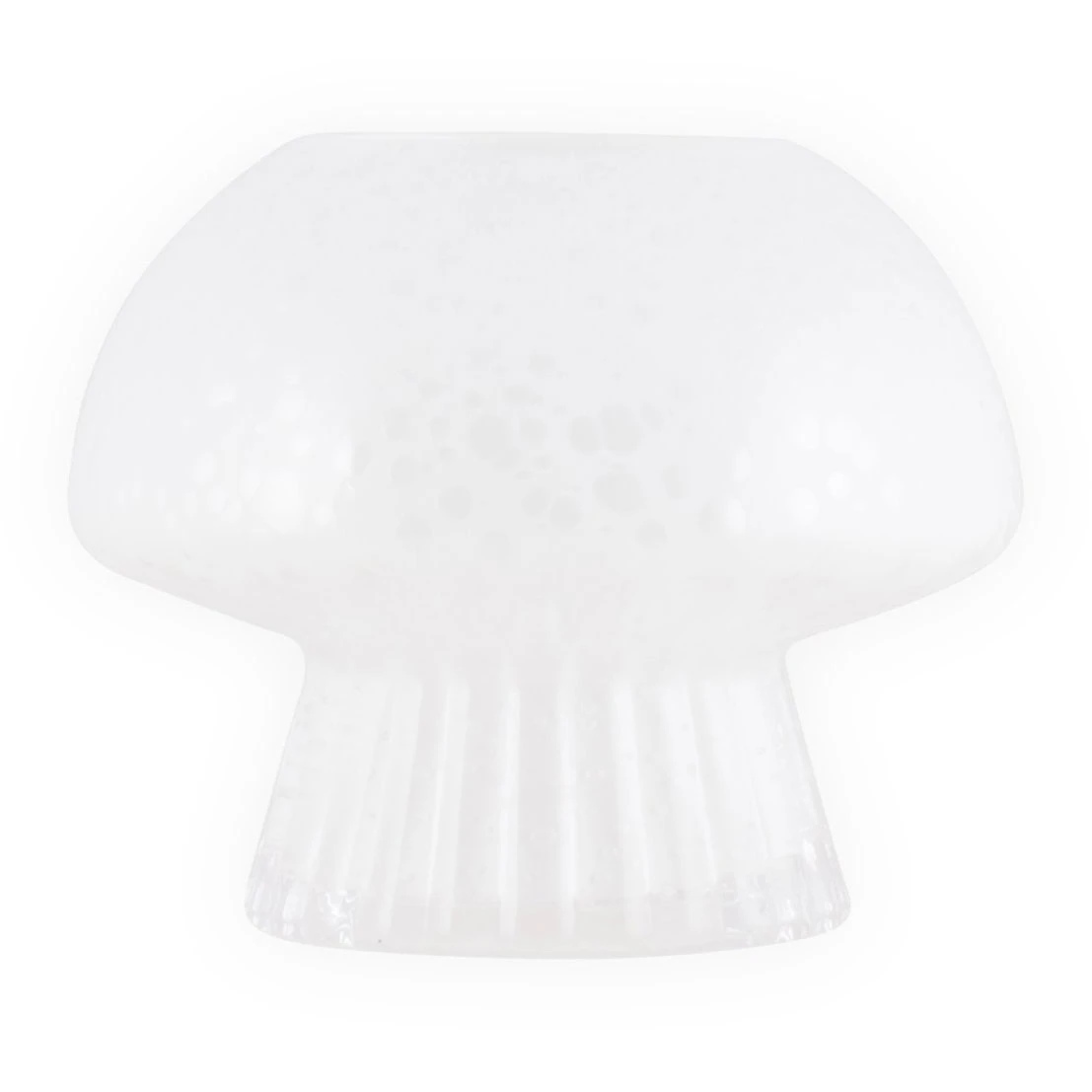 Globen Lighting Fungo 12 V&auml;rmeljuslykta - Ljuslyktor Munbl&aring;st Glas Vit