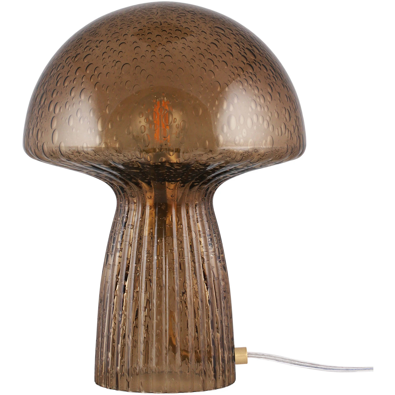 Globen Lighting Fungo Bordslampa Special Edition 22 Cm - Bordslampor Glas Brun