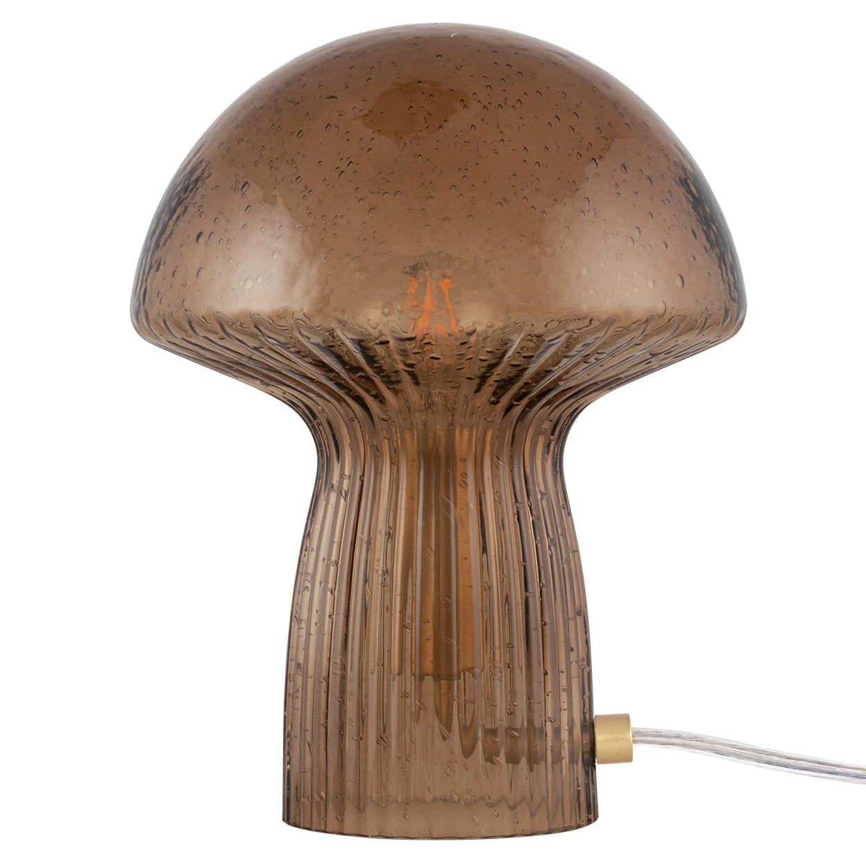 Globen Lighting Fungo Bordslampa Special Edition 16 Cm - Bordslampor Glas Brun