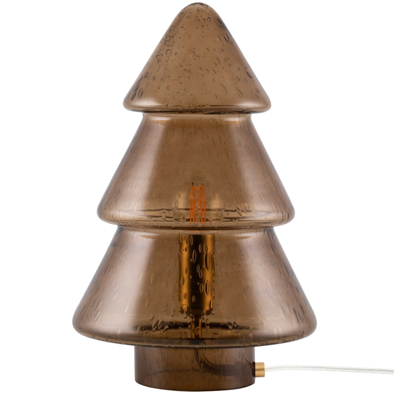 Gran Bordslampa 20 cm, Brun