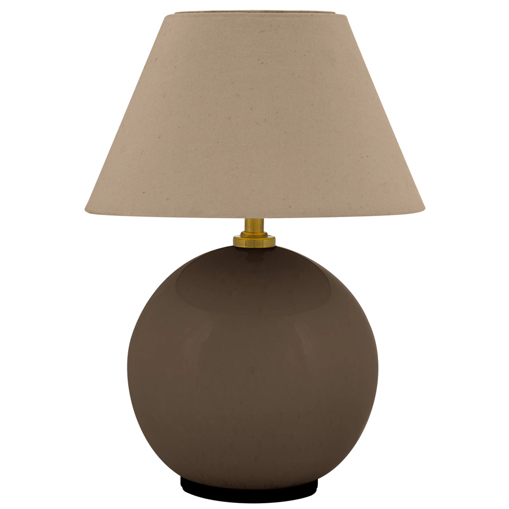 Globen Lighting Iris 16 Bordslampa Portabel Mocha - Portabla lampor Glas Mocka